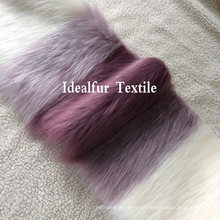 Jacquard Two-Color Luxury Long Pile Imitation Fox Fur